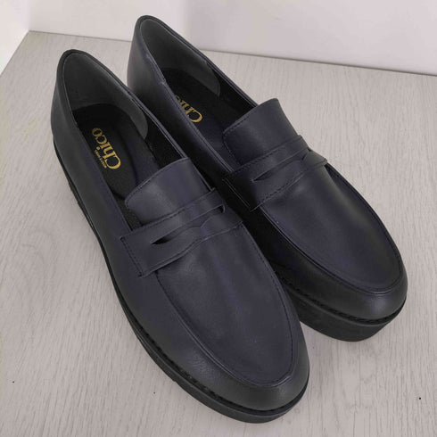 フーズフーチコ whos who Chico 厚底 コインローファー レディース JPN:L